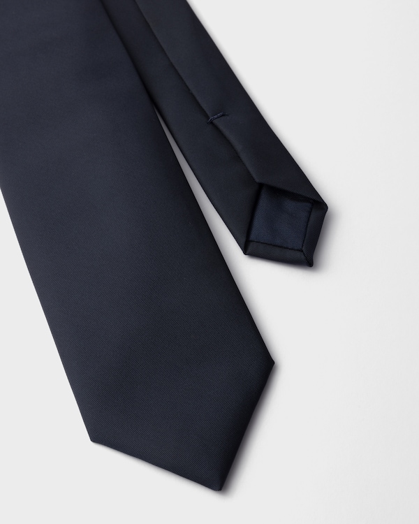 Re-Nylon tie - Blue Re-Nylon tie - Blue