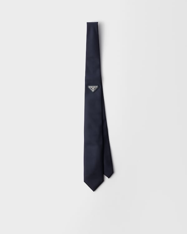 Re-Nylon tie - Blue Re-Nylon tie - Blue
