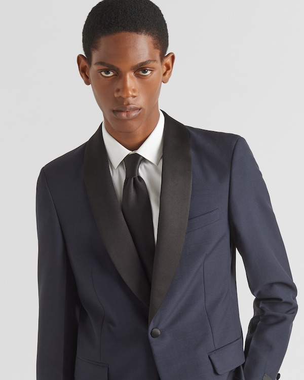 Satin tie - Black Satin tie - Black