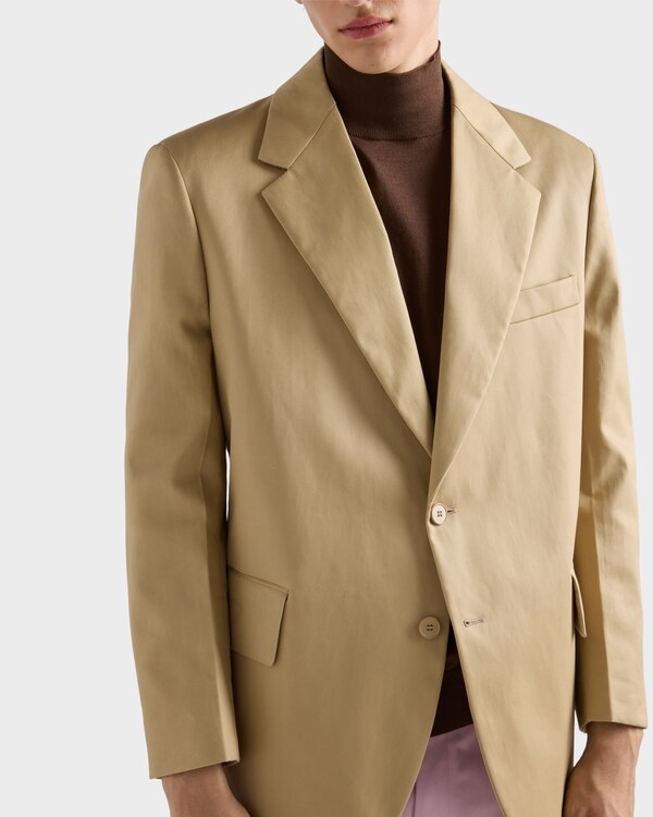 Single-breasted cotton jacket - Cord Single-breasted cotton jacket - Cord