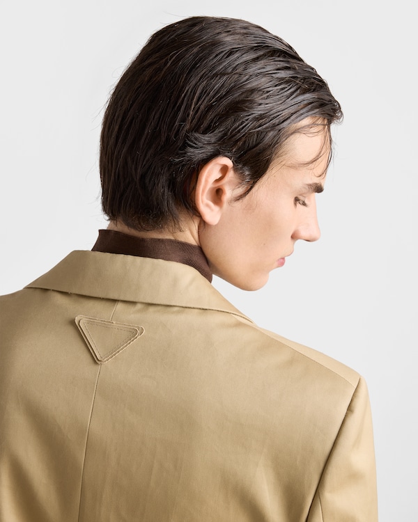 Single-breasted cotton jacket - Cord Single-breasted cotton jacket - Cord