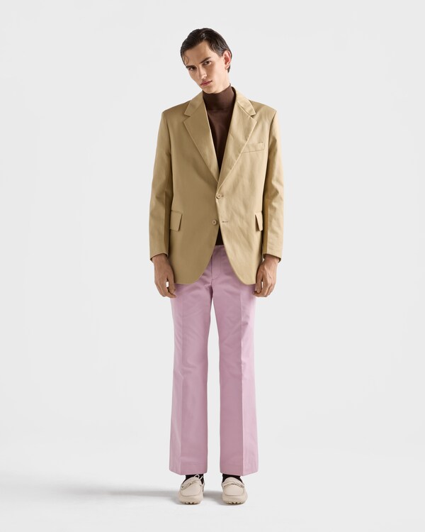Single-breasted cotton jacket - Cord Single-breasted cotton jacket - Cord