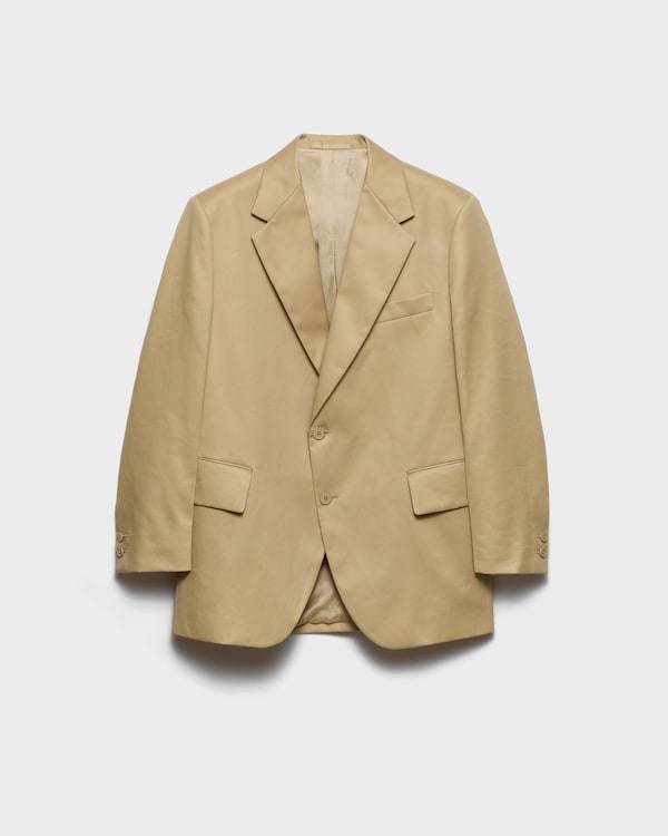 Single-breasted cotton jacket - Cord Single-breasted cotton jacket - Cord
