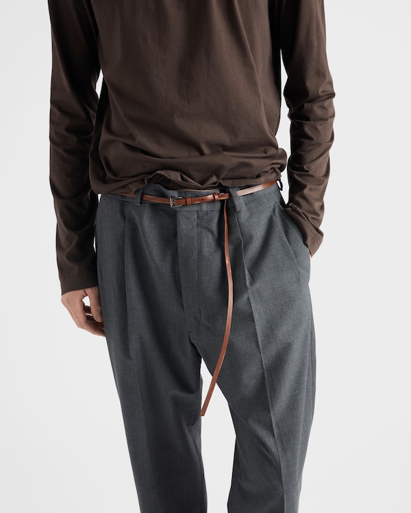 Shapeable long-sleeved cotton T-shirt - Cocoa Brown Shapeable long-sleeved cotton T-shirt - Cocoa Brown