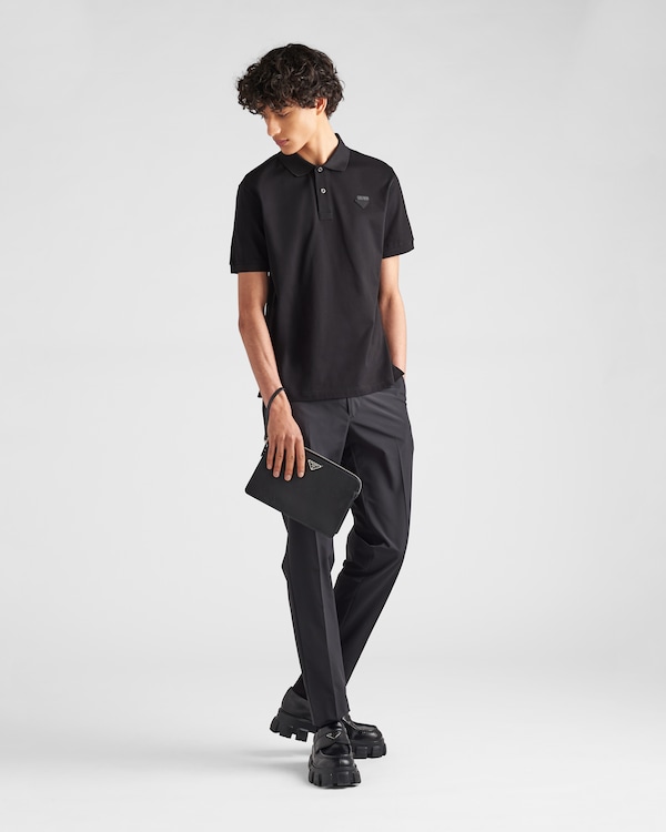 Piqué polo shirt - Black Piqué polo shirt - Black