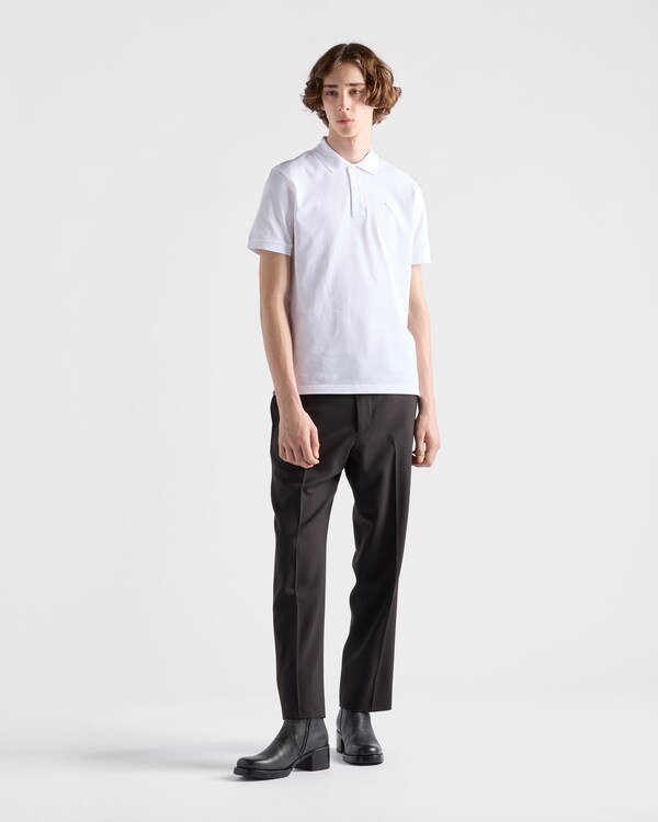 Piqué polo shirt - White Piqué polo shirt - White