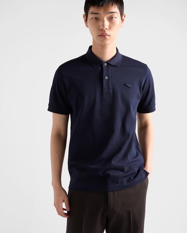 Piqué polo shirt - Navy Piqué polo shirt - Navy