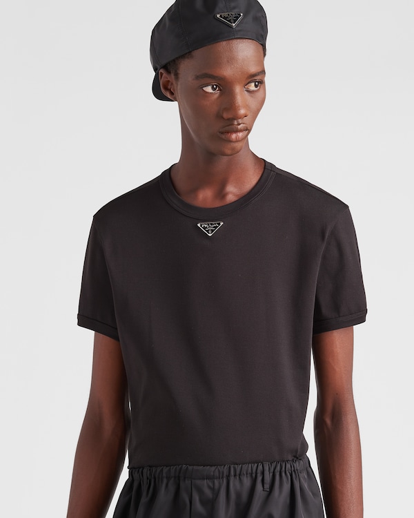 Cotton T-shirt - Black Cotton T-shirt - Black