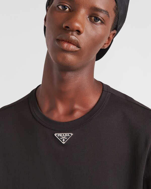Cotton T-shirt - Black Cotton T-shirt - Black
