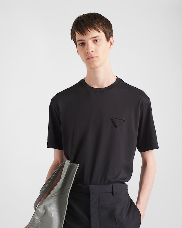 Cotton T-shirt - Black Cotton T-shirt - Black