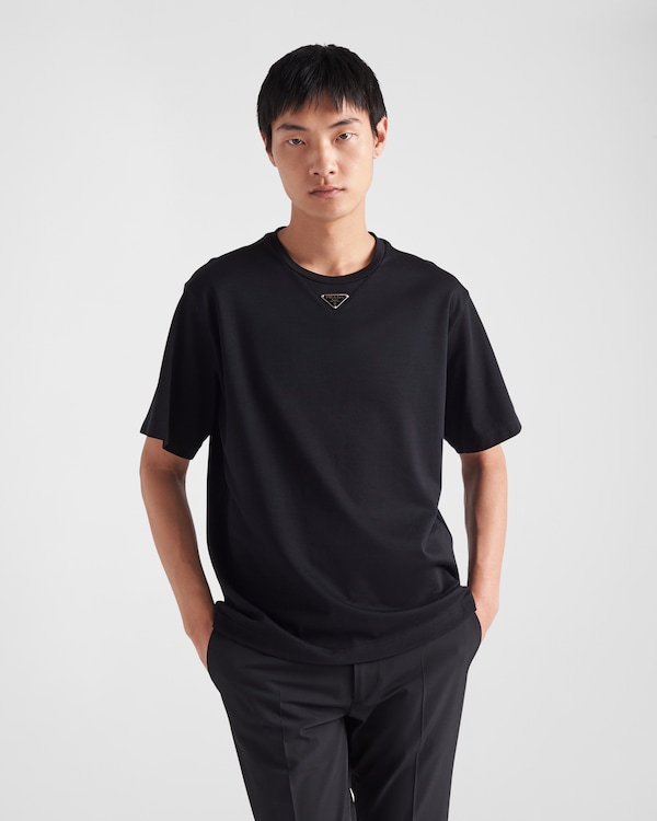 Cotton T-shirt - Black Cotton T-shirt - Black
