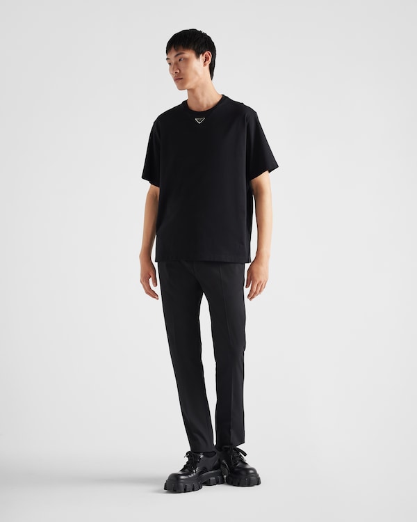 Cotton T-shirt - Black Cotton T-shirt - Black