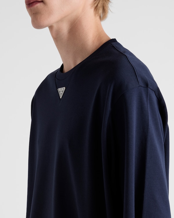 Cotton T-shirt - Navy Cotton T-shirt - Navy