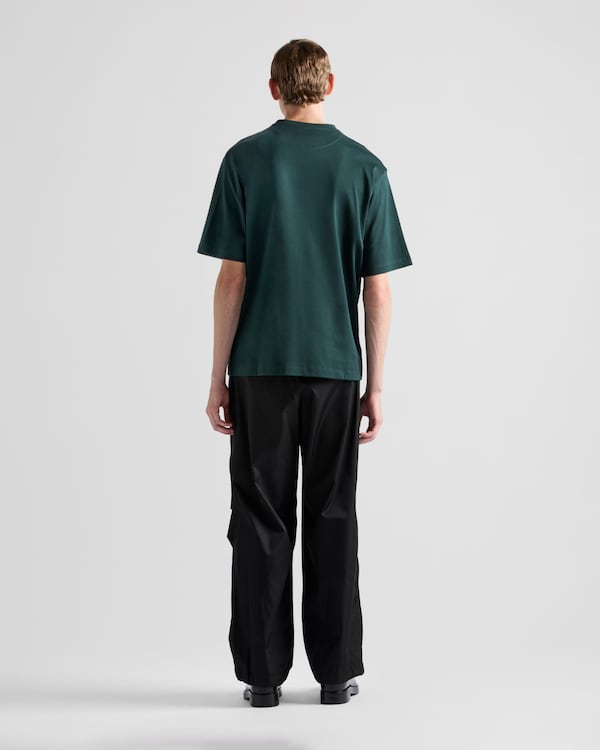 Cotton T-shirt - Bottle Green Cotton T-shirt - Bottle Green