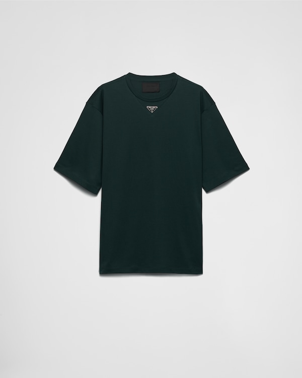 Cotton T-shirt - Bottle Green Cotton T-shirt - Bottle Green