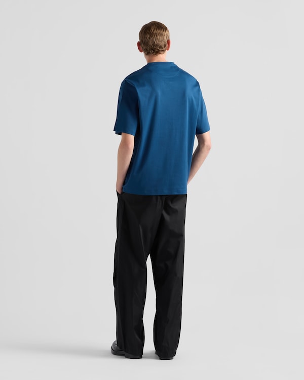 Cotton T-shirt - Aviator Blue Cotton T-shirt - Aviator Blue