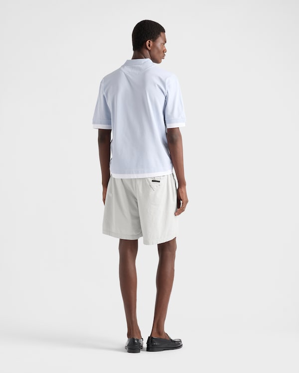 Cotton polo shirt - Astro/White Cotton polo shirt - Astro/White