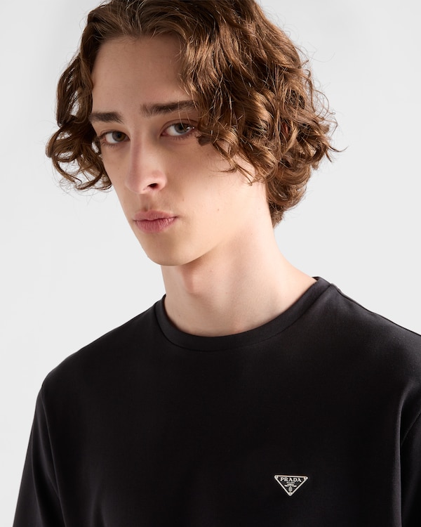 Cotton T-shirt - Black Cotton T-shirt - Black