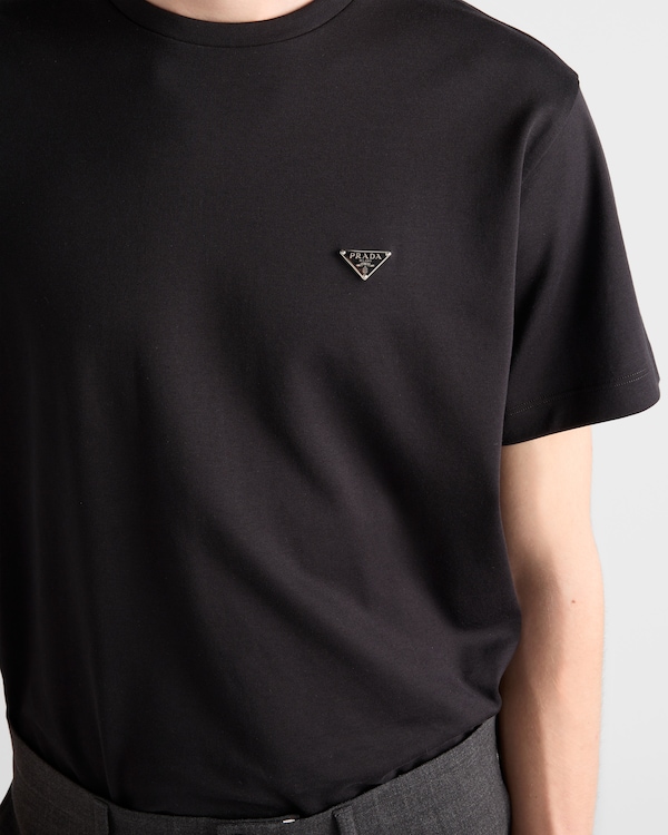 Cotton T-shirt - Black Cotton T-shirt - Black