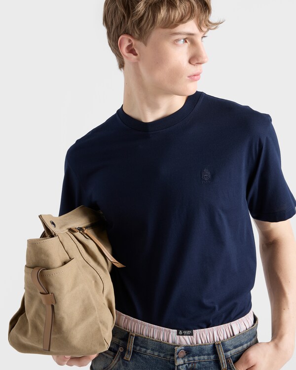 Cotton T-shirt - Navy Cotton T-shirt - Navy