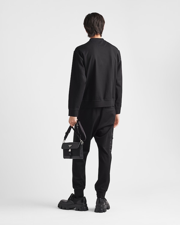 Technical fleece pants - Black/Black Technical fleece pants - Black/Black