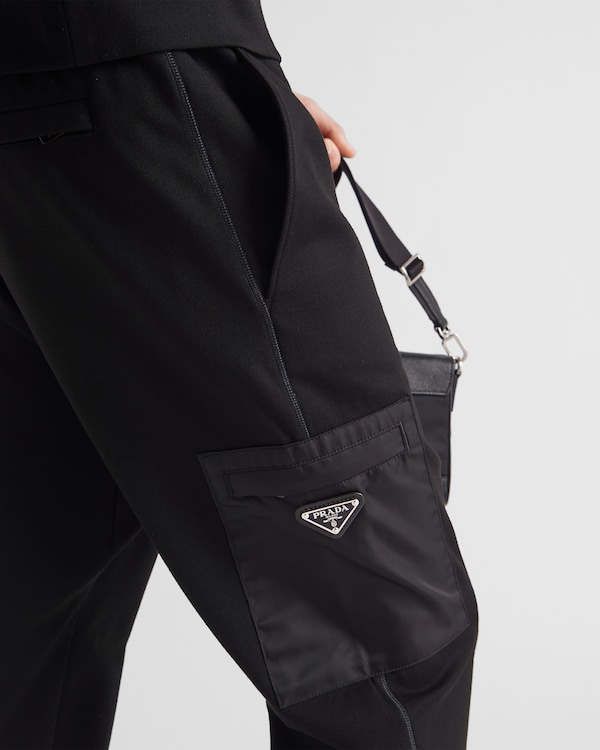 Technical fleece pants - Black/Black Technical fleece pants - Black/Black
