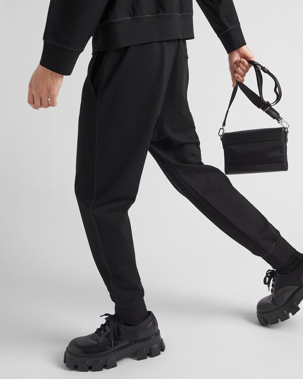 Technical fleece pants - Black/Black Technical fleece pants - Black/Black