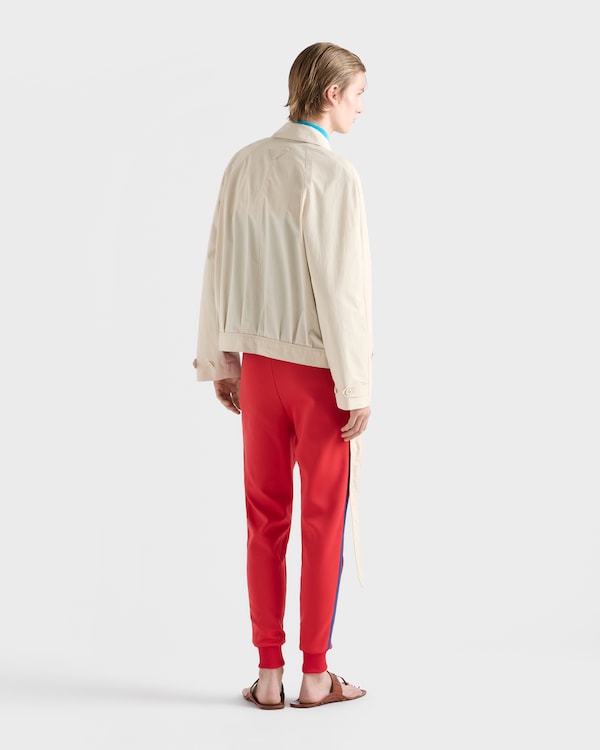 Technical fabric pants - Red/Bright Blue Technical fabric pants - Red/Bright Blue
