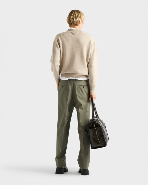 Re-Cashmere crew-neck sweater - Hemp Re-Cashmere crew-neck sweater - Hemp