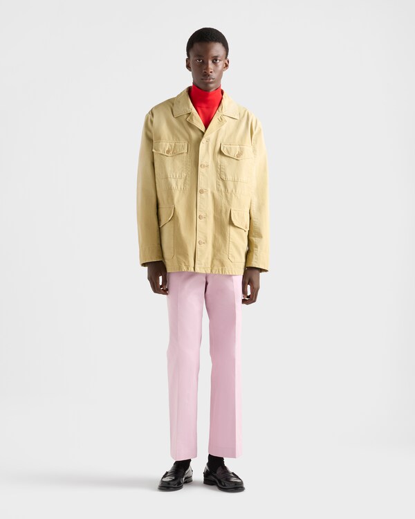 Cotton mock turtleneck sweater - Red Cotton mock turtleneck sweater - Red