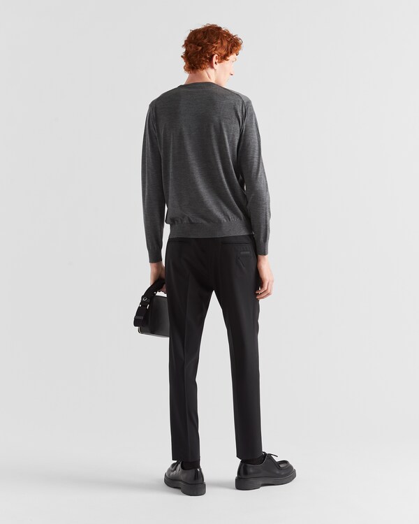 Light stretch wool pants - Black Light stretch wool pants - Black