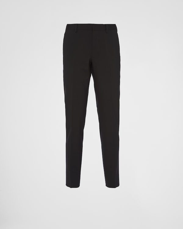 Light stretch wool pants - Black Light stretch wool pants - Black