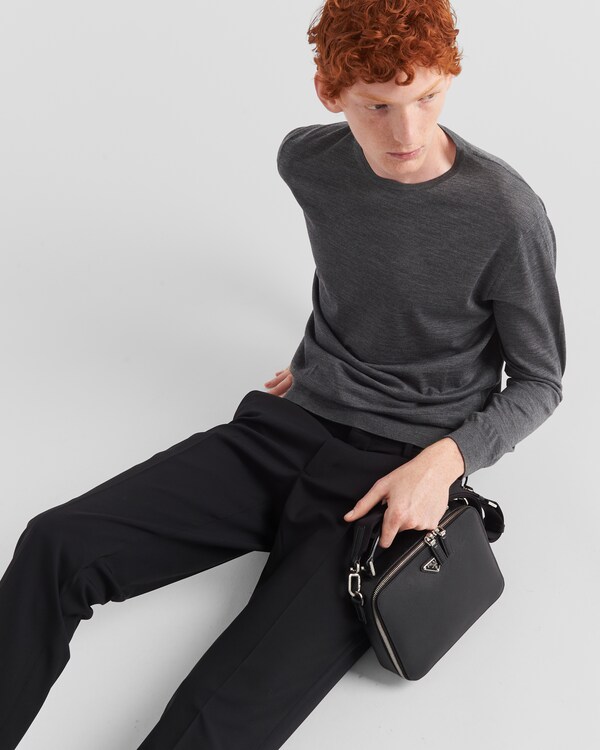 Light stretch wool pants - Black Light stretch wool pants - Black