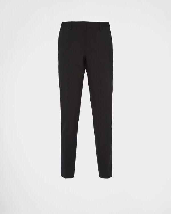 Light stretch wool pants - Black Light stretch wool pants - Black