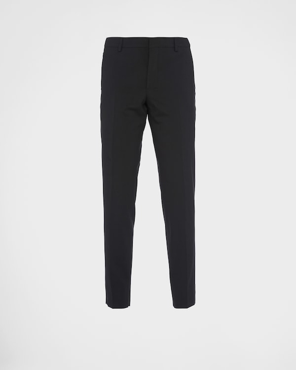 Light stretch wool pants - Black Light stretch wool pants - Black