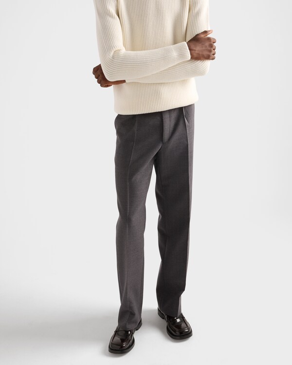Wool and silk pants - Slate Gray Wool and silk pants - Slate Gray