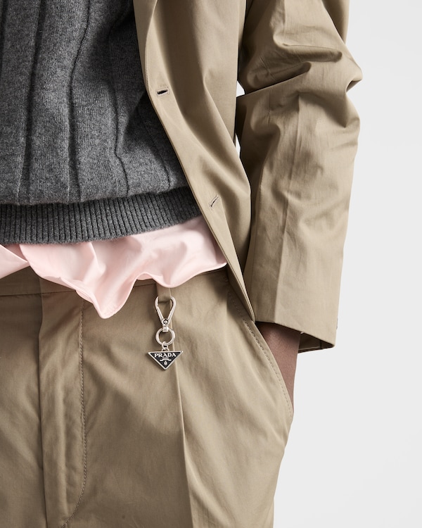 Cotton pants with key ring - Clay Grey Cotton pants with key ring - Clay Grey