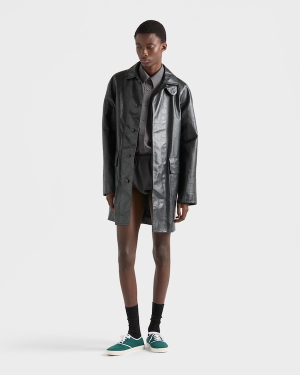 Leather coat - Black Leather coat - Black