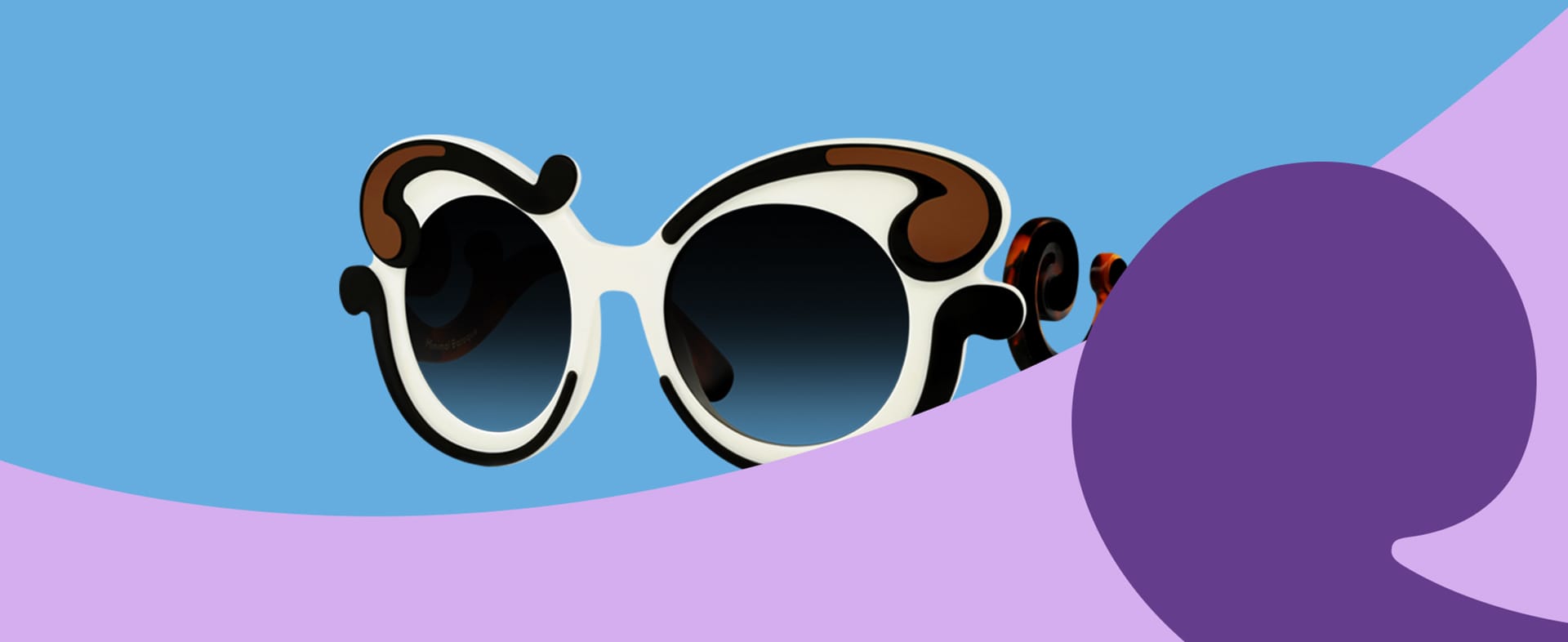 Prada Minimal Baroque Eyewear graphics