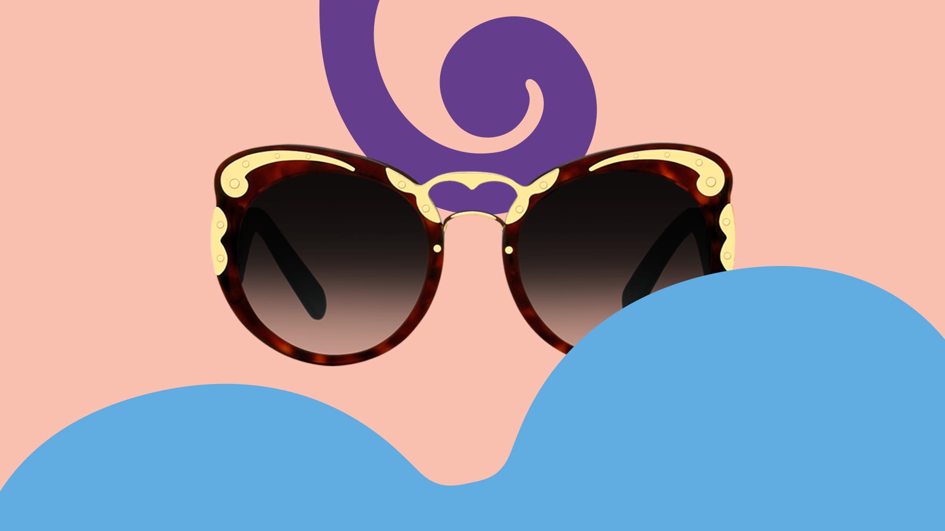 Prada Minimal Baroque Eyewear graphics