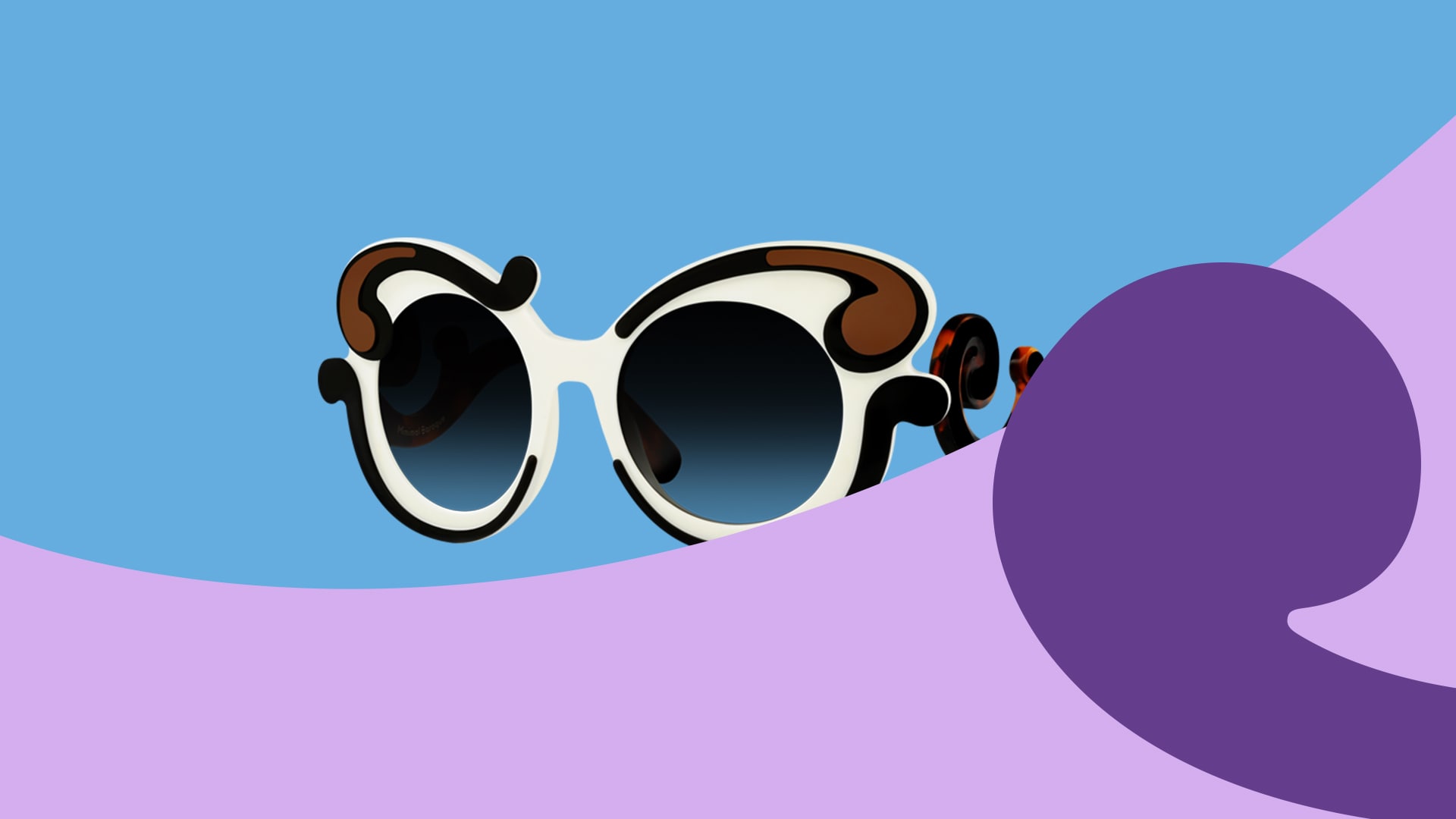 Prada Minimal Baroque Eyewear graphics