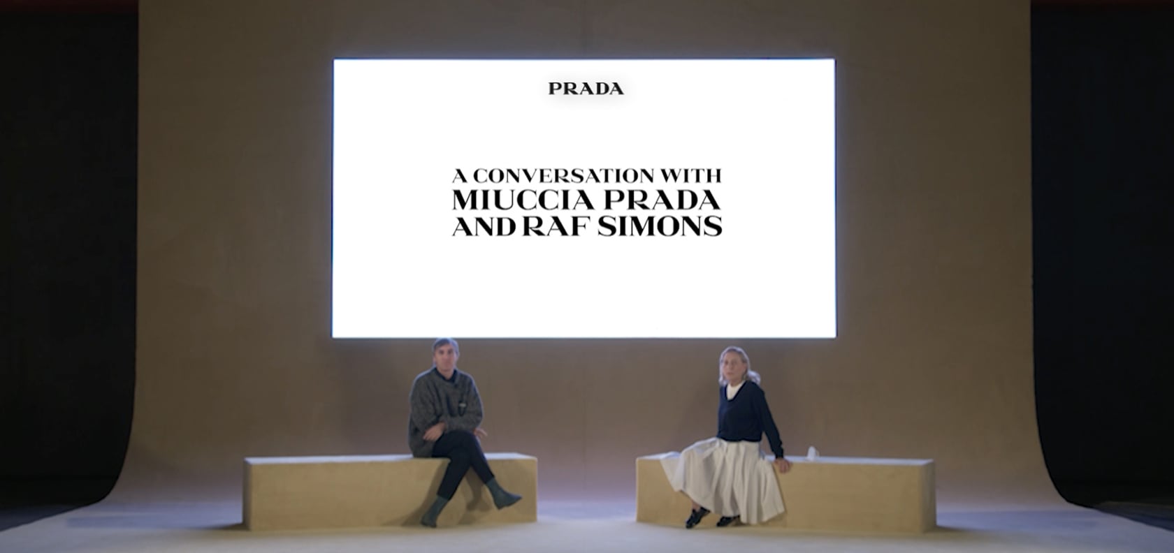 Interview with Miuccia Prada and Raf Simons