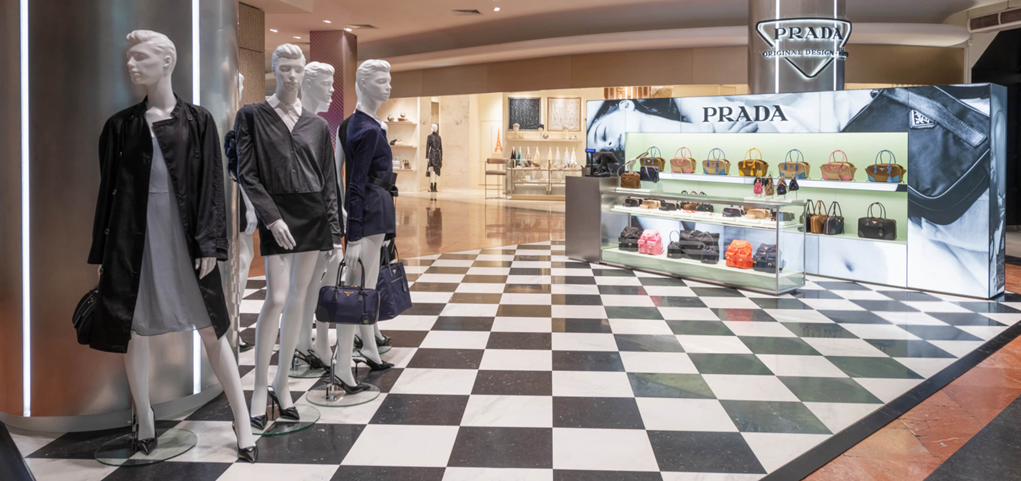 PRADA 1978 pop-up at Galeries Lafayette