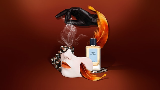 Prada Day for Night fragrance graphics