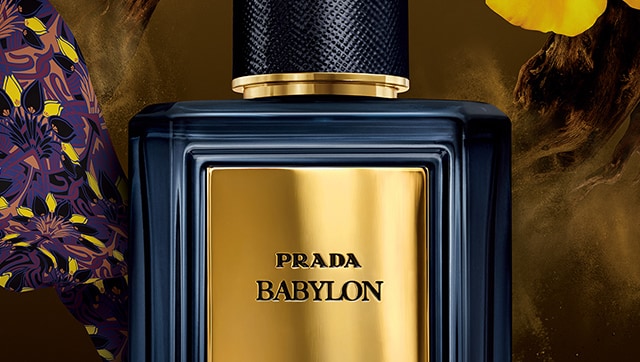 Prada Babylon fragrance graphics