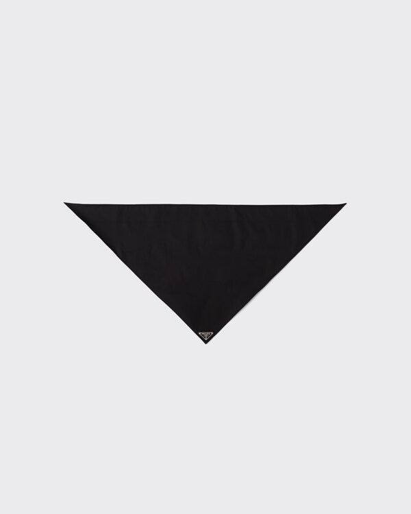 Re-Nylon foulard - Black Re-Nylon foulard - Black