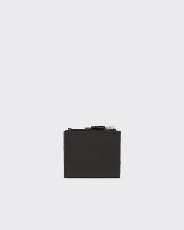 Saffiano 皮革卡片夹 - 黑色 Saffiano 皮革卡片夹 - 黑色