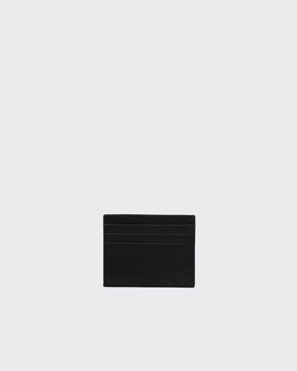 Saffiano Leather Card Holder - Black Saffiano Leather Card Holder - Black