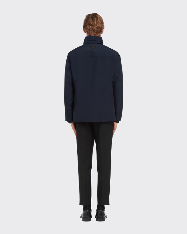 Technical fabric blouson jacket - Navy Technical fabric blouson jacket - Navy