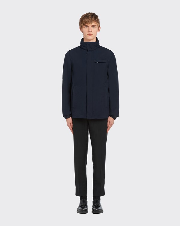 Technical fabric blouson jacket - Navy Technical fabric blouson jacket - Navy